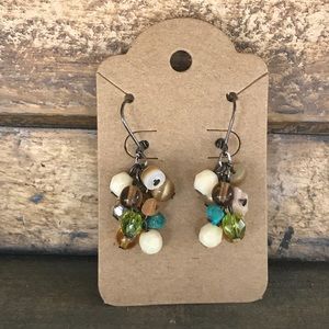 Cluster Drop Earrings